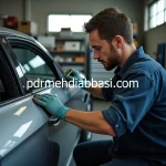 عباسی خدمات صافکاری و نقاشی بدنه خودرو با قیمت مناسب در تهران سعادت‌ آباد